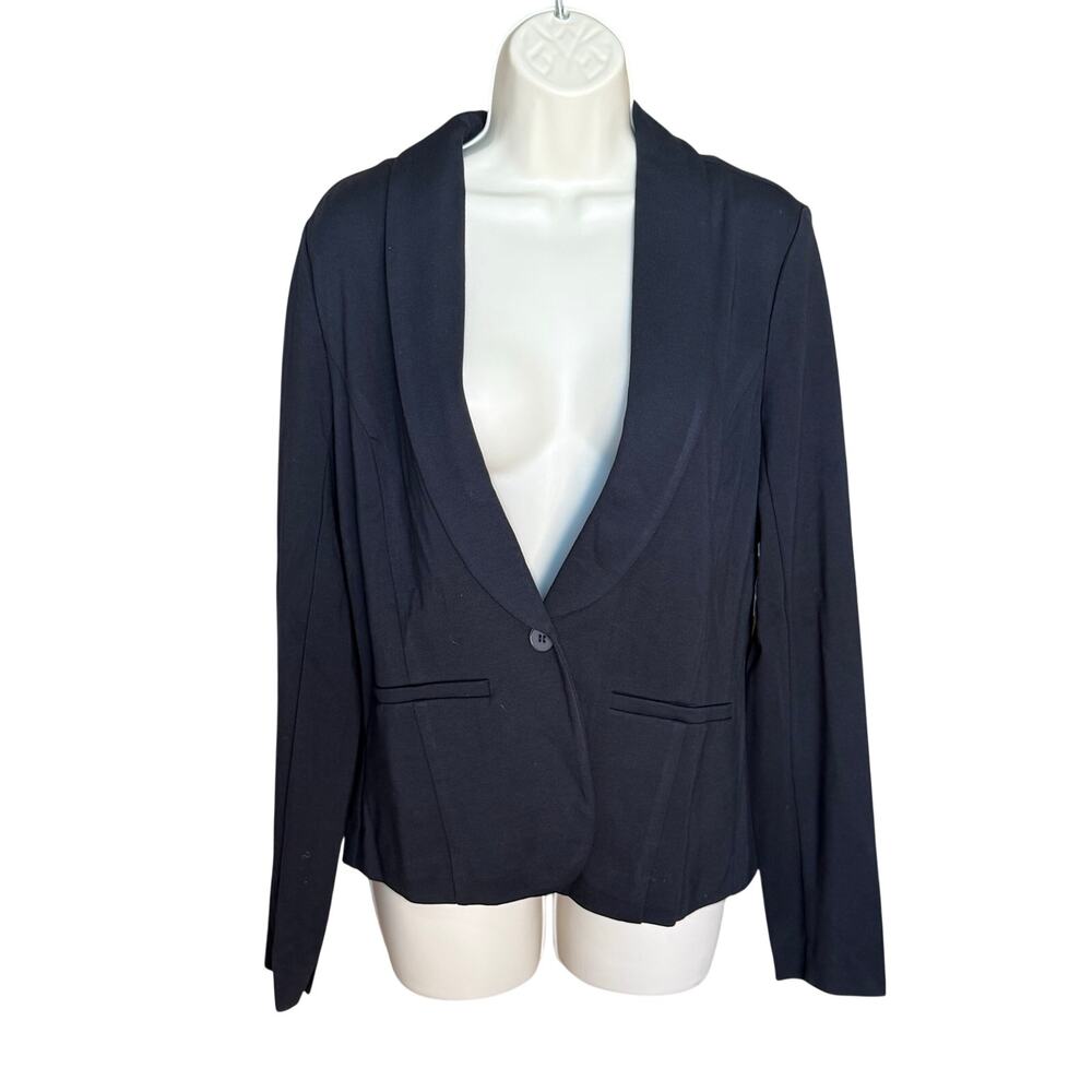 Modcloth Black Single Button Blazer S NWT